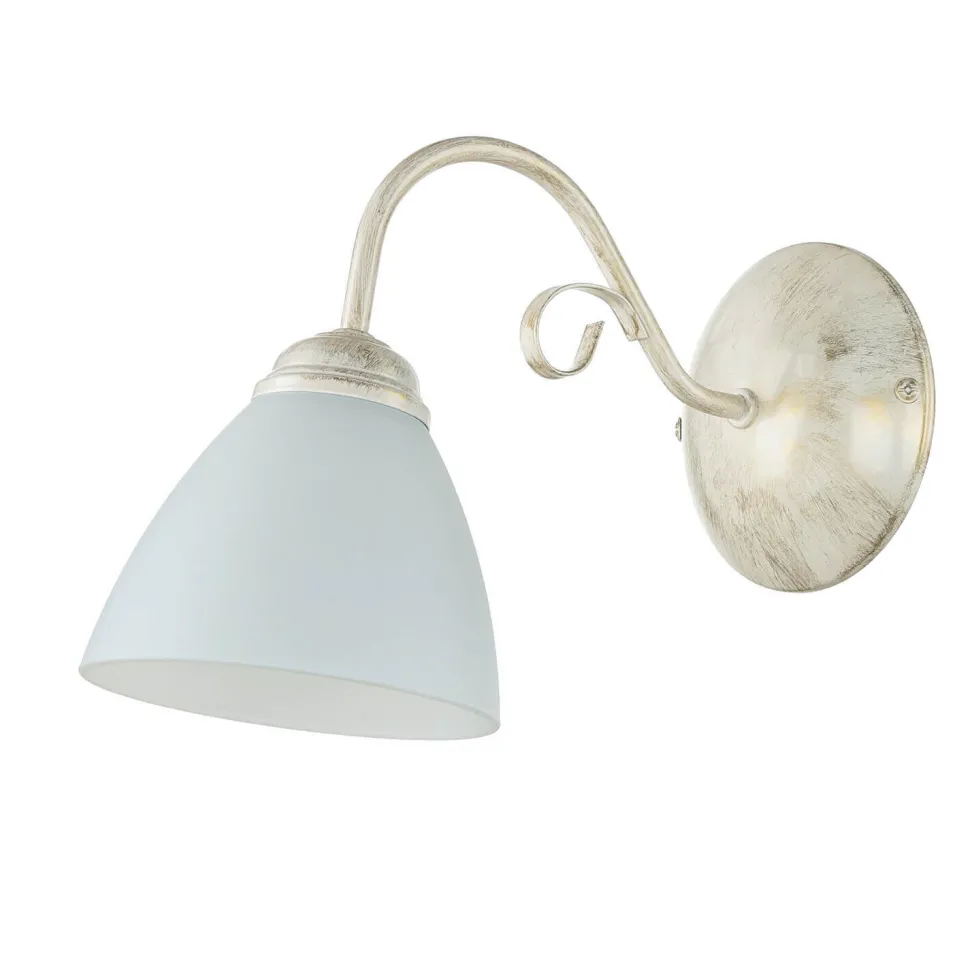 Wohnliche Wandlampe LIRLIN Shabby Weiß Rustikal