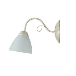 Wohnliche Wandlampe LIRLIN Shabby Weiß Rustikal
