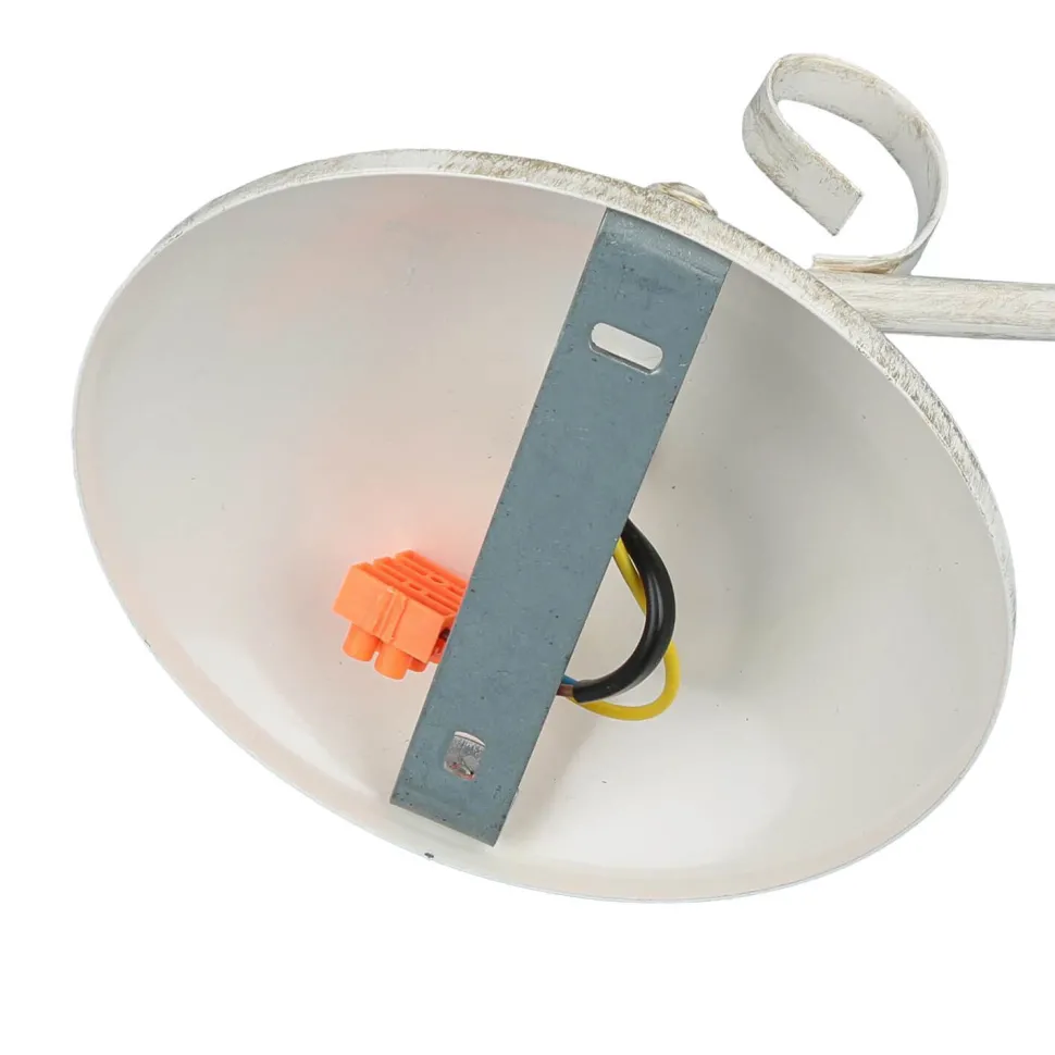 Wohnliche Wandlampe LIRLIN Shabby Weiß Rustikal