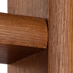 Wohnliche Wandleuchte BEVERELY in Braun Flur