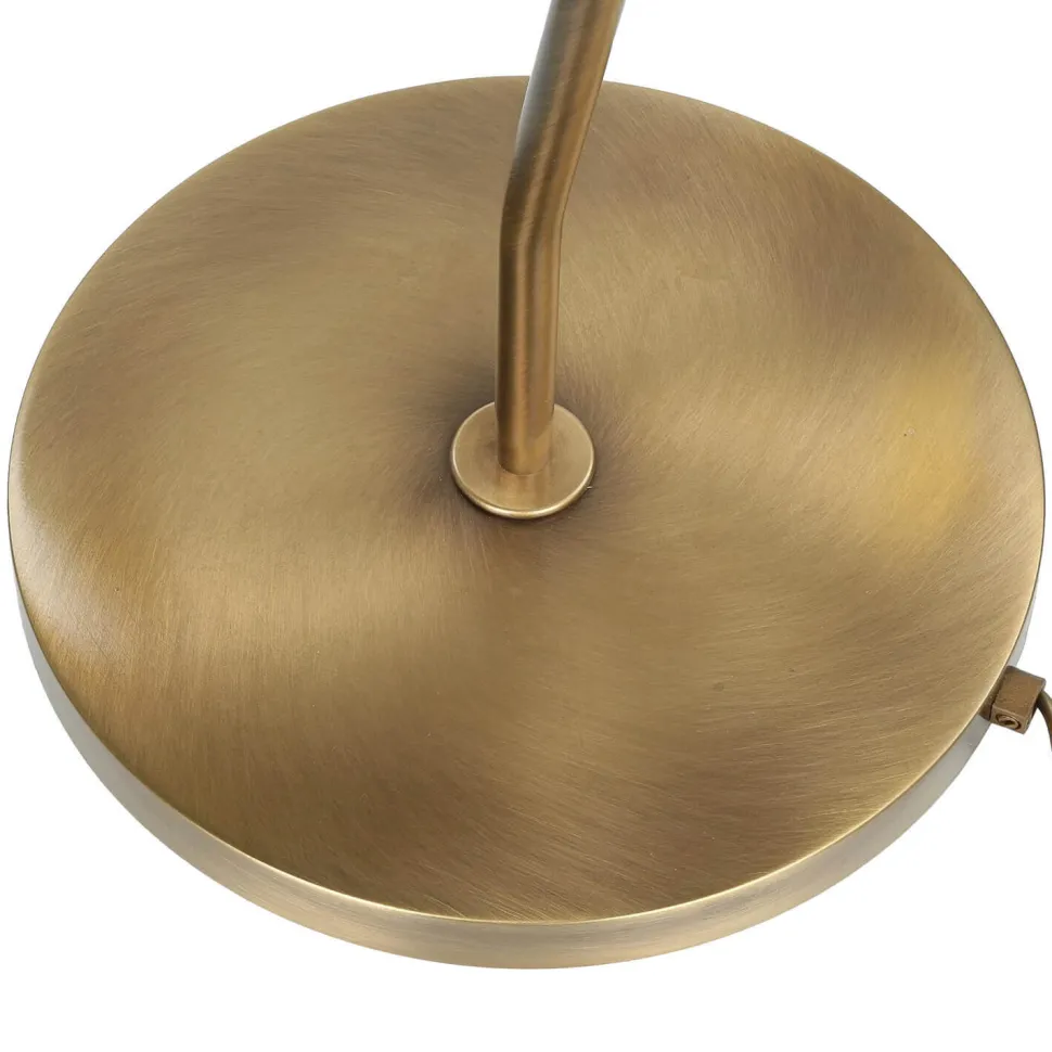 XXL Bankerlampe Messing Glas Wohnzimmer MINISTERO