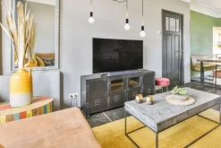 XXL Hängelampe Spider verstellbar L:400 cm E27 Schwarz