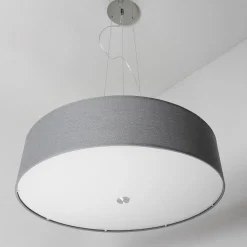 XXL Hängeleuchte in grau